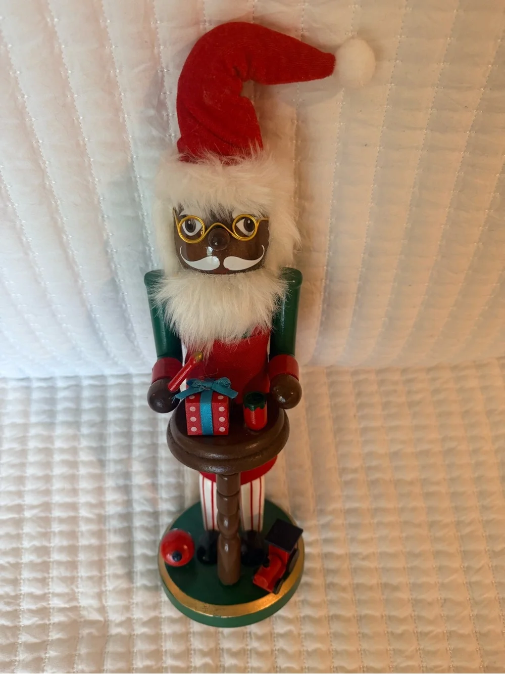 Holiday Home Santa Nutcracker Cookies Cocoa Christmas Decor 15”